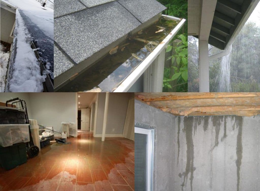 frozen gutters
